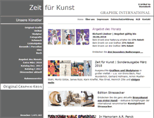Tablet Screenshot of grafik-international.de